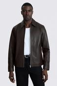 Dark Brown City Nappa-Leather Jacket image
