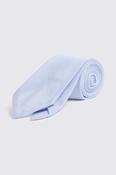 Italian Light Blue Silk Grenadine Tie image