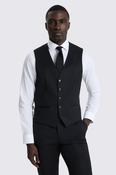 Slim Fit Black Performance Waistcoat 
