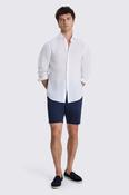 Navy Chino Cotton Shorts image