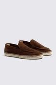 Spanish Suede Chocolate Espadrilles image