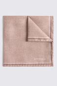 Italian Dusty Rose Silk Double Faced Pocket Square image