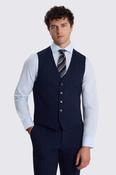 Slim Fit Navy Stripe Waistcoat image