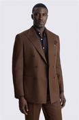 Italian Tailored Fit Chestnut Flannel Suit image