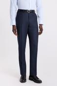 Tailored Fit Navy Check Trouser image