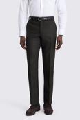 Tailored Fit Green Flannel Trouser image