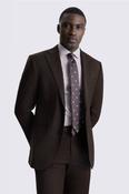 Tailored Performance Brown Twill Suit image