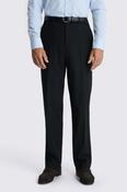 Relaxed Fit Black Flannel Trousers image