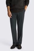 Relaxed Fit Charcoal Flannel Trousers image