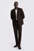 Slim Fit Brown Stripe Suit image