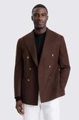 Italian Tailored Fit Dark Chestnut Jacket
