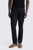 Slim Fit Black Cotton Chino  image