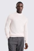 Pink Merino Mock-Neck Jumper image