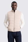 Oatmeal Wool-Blend Gilet  image