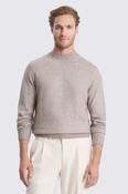 Taupe Mock-Neck Jumper image
