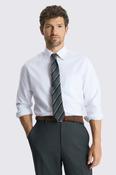 Blue Stripe Washed Cotton Oxford Shirt image