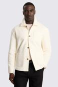 Off White Moleskin Shacket  image