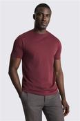 Burgundy Crew-Neck T-Shirt image