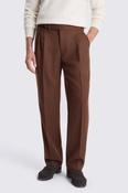 Dark Chesnut Pleated Trousers image