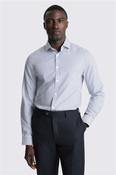 Slim Fit Navy Stripe Non-Iron Shirt image