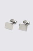 Silver Rectangle Cufflinks image