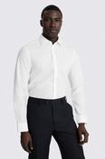 Slim Fit White Poplin Non-Iron Shirt