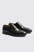 Corsica Black Double Monk Shoes image