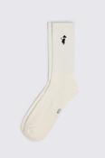 Off-White Dog Embroidered Ribbed Socks image