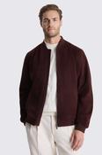 Plum Suede Bomber image