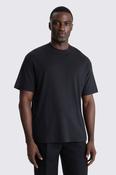 Black Heavy-Weight Peached Cotton T-Shirt image