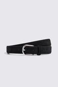 Italian Black Suede Belt image