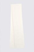 Off-White Cable-Knit Wool Scarf image