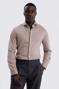 Taupe Cotton Jersey Shirt