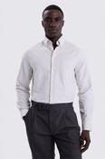 Taupe Stripe Washed Cotton Oxford Shirt image
