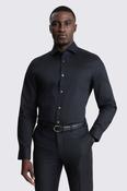 Tailored Fit Black Twill Shirt image