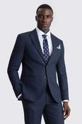 Slim Fit Navy Flannel Trousers  image