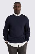 Navy Cotton Sweatshirt image