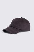 Dark Brown Faux-Suede Cap image