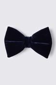 Navy Velvet Pre-Tied Bow Tie image