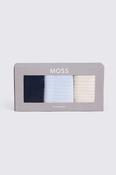 Blue Cotton Socks Gift Box – 3 Pack  image