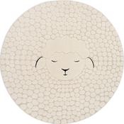 Sheep round rug image