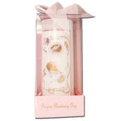 Christening Candle 6" Gift Boxed - Baby Girl image