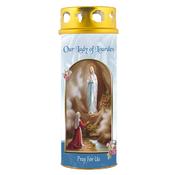 Our Lady of Lourdes Windproof Candle 6.5" (5 Pack) image