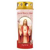Sacred Heart of Jesus Windproof Candle 6.5" (5 Pack) image