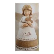 Hand Painted Resin Angel – Faith image