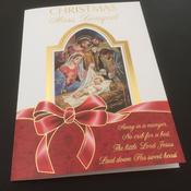 Christmas Mass Bouquet Card