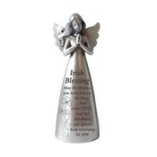 Resin 5 inch Message Angel/Irish Blessing