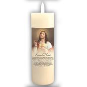 Sacred Heart LED Candle