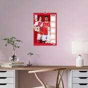 2026 CALENDAR ARSENAL FC MEN'S MONTH TO VIEW A3 WALL CALENDAR OFFICIAL PRODUCT