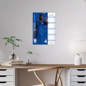 2026 CALENDAR CHELSEA FC MEN'S MONTH TO VIEW A3 WALL CALENDAR OFFICIAL PRODUCT